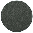 thumbnail image 1 of Furnish My Place Indoor Floor Rug - 4 ft. Round, Green, Geometrical Print, Customized Area Rug for Bedrooms, Hallways, Living Rooms, 1 of 5