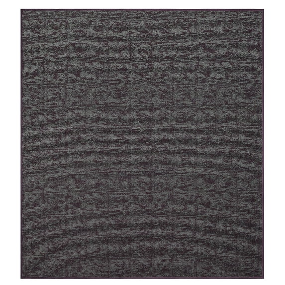 Furnish My Place Indoor Floor Rug - 4 ft. x 4 ft., Square, Purple, Distressed, Area Rug for Bedrooms, Hallways, Living Rooms
