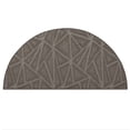 thumbnail image 1 of Furnish My Place Indoor Floor Rug - 42" x 84" Half Round, Neutral, Geometrical Print, Customized Area Rug for Bedrooms, Hallways, Living Rooms, 1 of 6