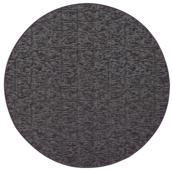 Furnish My Place Indoor Floor Rug - 5 ft. Round, Purple, Distressed, Area Rug for Bedrooms, Hallways, Living Rooms