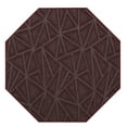 thumbnail image 1 of Furnish My Place Indoor Floor Rug - 6 ft. Octagon, Burgundy, Geometrical Print, Customized Area Rug for Bedrooms, Hallways, Living Rooms, 1 of 5