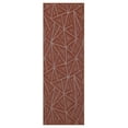 thumbnail image 1 of Furnish My Place Indoor Floor Rug - 6 ft. x 18 ft., Rust, Geometrical Print, Customized Area Rug for Bedrooms, Hallways, Living Rooms, 1 of 5