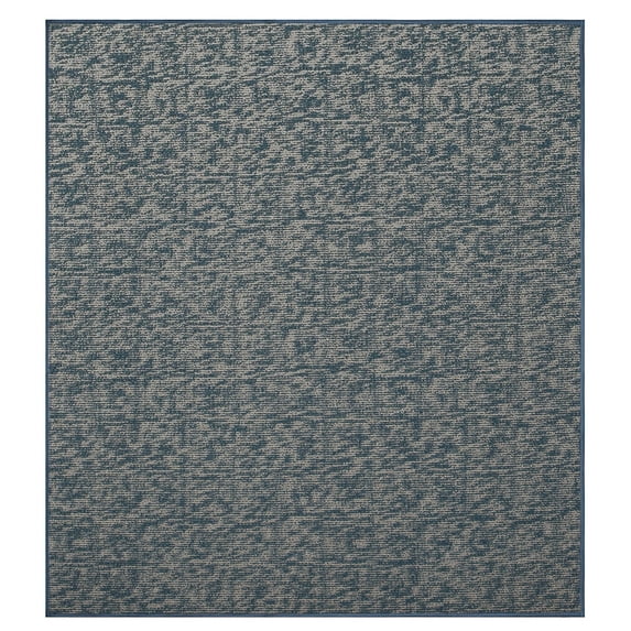 Furnish My Place Indoor Floor Rug - 6 ft. x 6 ft., Square, Blue, Distressed, Area Rug for Bedrooms, Hallways, Living Rooms