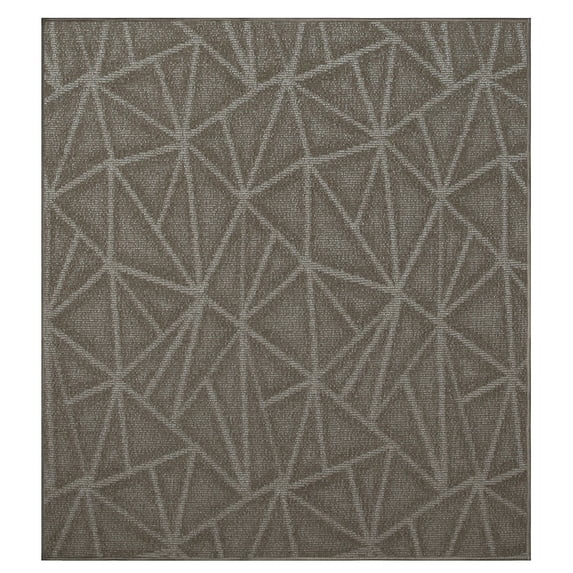Furnish My Place Indoor Floor Rug - 6 ft. x 6 ft., Square, Neutral, Geometrical Print, Customized Area Rug for Bedrooms, Hallways, Living Rooms
