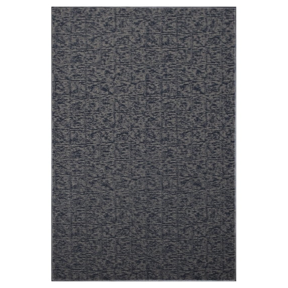 Furnish My Place Indoor Floor Rug - 8 ft. x 11 ft., Navy, Distressed, Area Rug for Bedrooms, Hallways, Living Rooms