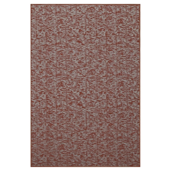 Furnish My Place Indoor Floor Rug - 8 ft. x 20 ft., Rust, Distressed, Area Rug for Bedrooms, Hallways, Living Rooms
