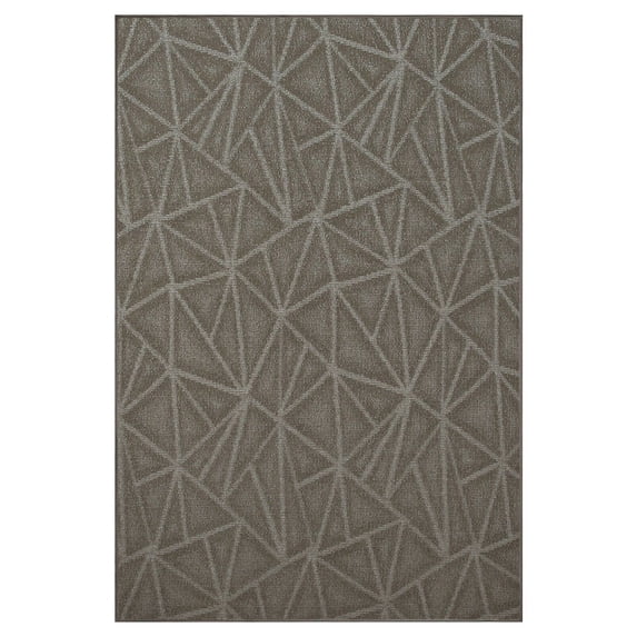 Furnish My Place Indoor/Outdoor Rug Neutral 3' x 5', Made in Usa, Area Rugs Great for Kids, Pets, Event, Wedding