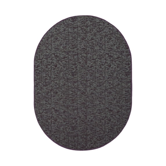 Furnish My Place Indoor/Outdoor Rug Purple 4' x 44' Oval Made in Usa, Area Rugs Great for Kids, Pets, Event, Wedding
