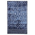 thumbnail image 1 of Furnish My Place Indoor Trellis Bohemian Rug with Jute Backing - 2 ft. x 4 ft., Navy, Moroccan, Area Rug for Living Room, Bedroom, Hallway, 1 of 7