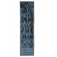 thumbnail image 1 of Furnish My Place Indoor Trellis Bohemian Rug with Jute Backing Runner - 2 ft. x 8 ft., Navy, Moroccan, Area Rug for Living Room, Bedroom, Hallway, 1 of 7
