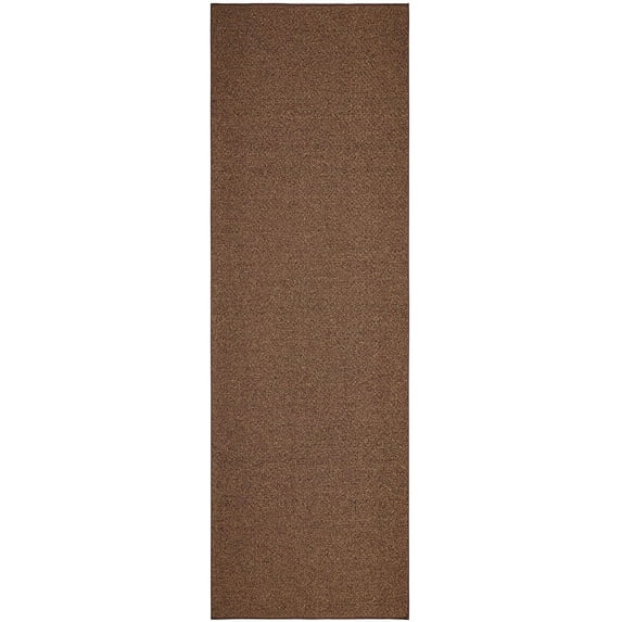 Furnish My Place Loop Floor Rug - 6 ft, x 16 ft., Chocolate, Customized Area Rug for Patio, Garden, Hallway, Living Room