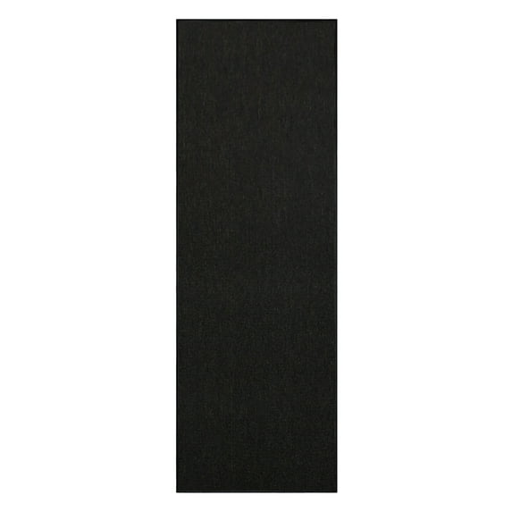 Furnish My Place Modern Indoor/Outdoor Black 4' x 26' Runner Made in Usa