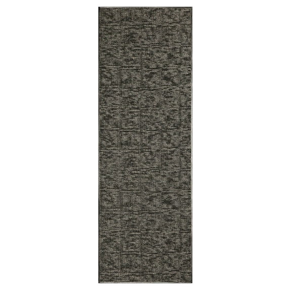 Furnishmyplace Modern Indoor/Outdoor Commercial Rug - Black, Elemental Area Rugs 2' x 36'