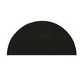 thumbnail image 1 of Furnish My Place Modern Indoor/Outdoor Commercial Solid Color Rug - Black, 48" x 96" Half Round, Pet and Kids Friendly Rug. Made in USA, Area Rugs Great for Kids, Pets, Event, Wedding, 1 of 12