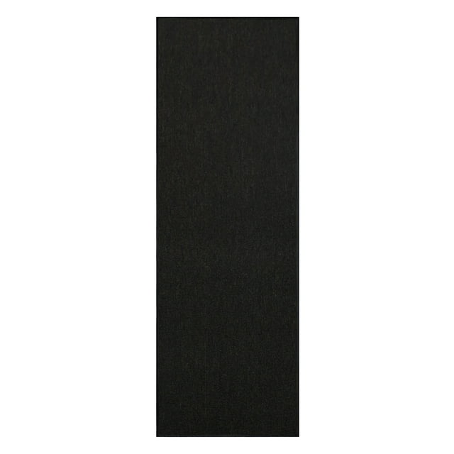 Furnish My Place Modern Indoor/Outdoor Commercial Solid Color Rug - Black, 6' x 10', Pet and Kids Friendly Rug. Made in USA, Runner, Area Rugs Great for Kids, Pets, Event, Wedding