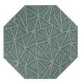 thumbnail image 1 of Furnish My Place Modern Indoor/Outdoor Commercial Solid Color Rug - Blue, 2' Octagon, Pet and Kids Friendly Rug. Made in USA, Area Rugs Great for Kids, Pets, Event, Wedding, 1 of 5