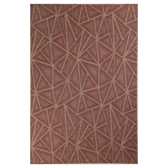 Furnish My Place Modern Indoor/Outdoor Commercial Solid Color Rug - Burgundy, 10' x 20', Pet and Kids Friendly Rug. Made in USA, Area Rugs Great for Kids, Pets, Event, Wedding