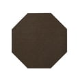 thumbnail image 1 of Furnish My Place Modern Indoor/Outdoor Commercial Solid Color Rug - Chocolate, 10' Octagon, Pet and Kids Friendly Rug. Made in USA, Area Rugs Great for Kids, Pets, Event, Wedding, 1 of 12