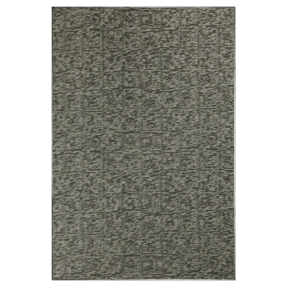 Furnish My Place Modern Indoor/Outdoor Commercial Solid Color Rug - Dark Gray, 11' x 15', Pet and Kids Friendly Rug. Made in USA, Area Rugs Great for Kids, Pets, Event, Wedding