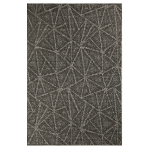 Furnish My Place Modern Indoor/Outdoor Commercial Solid Color Rug - Dark Gray, 12' x 17', Pet and Kids Friendly Rug. Made in USA, Area Rugs Great for Kids, Pets, Event, Wedding