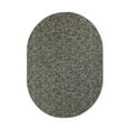 thumbnail image 1 of Furnish My Place Modern Indoor/Outdoor Commercial Solid Color Rug - Dark Gray, 8' x 10' Oval, Pet and Kids Friendly Rug. Made in USA, Area Rugs Great for Kids, Pets, Event, Wedding, 1 of 5