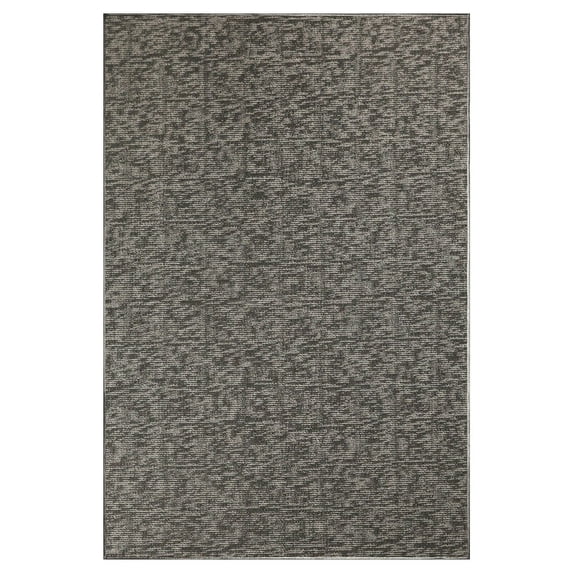 Furnish My Place Modern Indoor/Outdoor Commercial Solid Color Rug - Dark Gray, 9' x 11', Pet and Kids Friendly Rug. Made in USA, Area Rugs Great for Kids, Pets, Event, Wedding