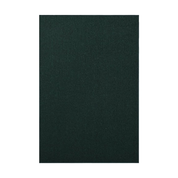 Furnishmyplace Modern Indoor/Outdoor Commercial Solid Dark Green Color, Area Rugs 12' x 19'