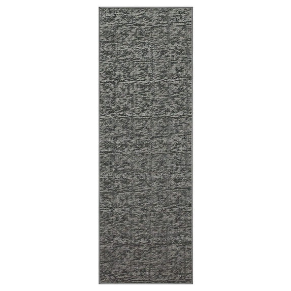 Furnish My Place Modern Indoor/Outdoor Commercial Solid Color Rug - Gray, 2' x 26', Pet and Kids Friendly Rug. Made in USA, Area Rugs Great for Kids, Pets, Event, Wedding
