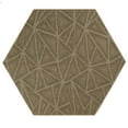 thumbnail image 1 of Furnish My Place Modern Indoor/Outdoor Commercial Solid Color Rug - Gray, 4' Hexagon, Pet and Kids Friendly Rug. Made in USA, Area Rugs Great for Kids, Pets, Event, Wedding, 1 of 5