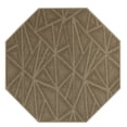 thumbnail image 1 of Furnish My Place Modern Indoor/Outdoor Commercial Solid Color Rug - Gray, 5' Octagon, Pet and Kids Friendly Rug. Made in USA, Area Rugs Great for Kids, Pets, Event, Wedding, 1 of 5