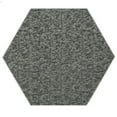 thumbnail image 1 of Furnish My Place Modern Indoor/Outdoor Commercial Solid Color Rug - Gray, 7' Hexagon, Pet and Kids Friendly Rug. Made in USA, Area Rugs Great for Kids, Pets, Event, Wedding, 1 of 5