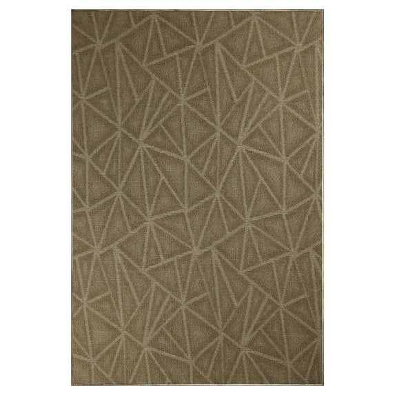 Furnish My Place Modern Indoor/Outdoor Commercial Solid Color Rug - Gray, 8' x 10', Pet and Kids Friendly Rug. Made in USA, Area Rugs Great for Kids, Pets, Event, Wedding