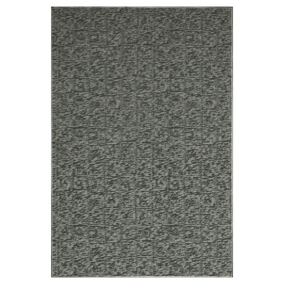Furnish My Place Modern Indoor/Outdoor Commercial Solid Color Rug - Gray, 8' x 18', Pet and Kids Friendly Rug. Made in USA, Area Rugs Great for Kids, Pets, Event, Wedding