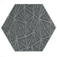 thumbnail image 1 of Furnish My Place Modern Indoor/Outdoor Commercial Solid Color Rug - Navy, 3' Hexagon, Pet and Kids Friendly Rug. Made in USA, Area Rugs Great for Kids, Pets, Event, Wedding, 1 of 5