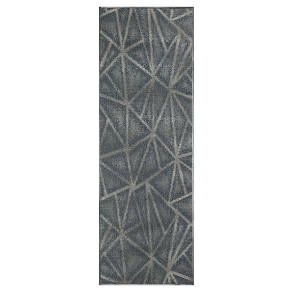 Furnish My Place Modern Indoor/Outdoor Commercial Solid Color Rug - Navy, 4' x 46', Runner, Pet and Kids Friendly Rug. Made in USA, Area Rugs Great for Kids, Pets, Event, Wedding
