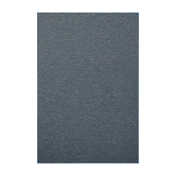 Furnishmyplace Modern Indoor/Outdoor Commercial Solid Petrol Blue Color, Area Rugs 11' x 18'