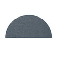 thumbnail image 1 of Furnish My Place Modern Indoor/Outdoor Commercial Solid Color Rug - Petrol Blue, 24" x 48" Half Round, Pet and Kids Friendly Rug. Made in USA, Halfround, Area Rugs Event, Wedding, 1 of 5