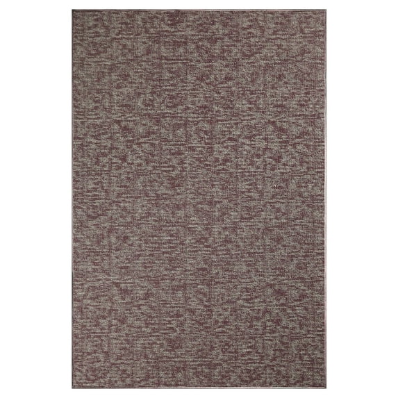 Furnishmyplace Modern Indoor/Outdoor Commercial Rug - Purple, Elemental Area Rugs 12' x 20'