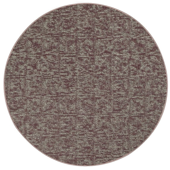 Furnishmyplace Modern Indoor/Outdoor Commercial Rug - Purple, Elemental Area Rugs 2' Round
