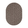 thumbnail image 1 of Furnishmyplace Modern Indoor/Outdoor Commercial Rug - Purple, Elemental Area Rugs 5' x 8' Oval, 1 of 5