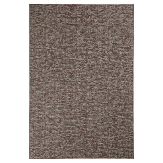 Furnishmyplace Modern Indoor/Outdoor Commercial Rug - Purple, Elemental Area Rugs 7' x 18'