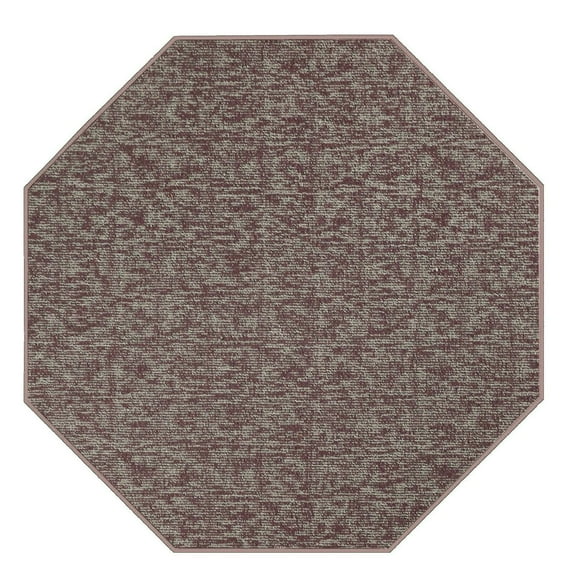 Furnishmyplace Modern Indoor/Outdoor Commercial Rug - Purple, Elemental Area Rugs 8' Octagon