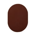 thumbnail image 1 of Furnish My Place Modern Indoor/Outdoor Commercial Solid Color Rug - Rust, 12' x 15' Oval, Pet and Kids Friendly Rug. Made in USA, Oval, Area Rugs Great for Kids, Pets, Event, Wedding, 1 of 12