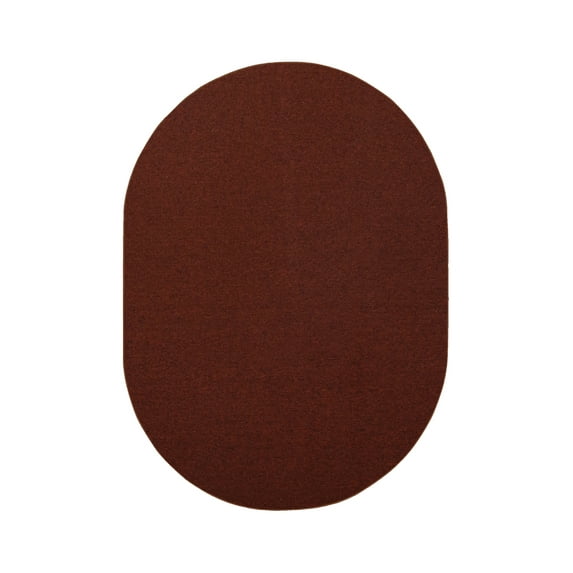 Furnish My Place Modern Indoor/Outdoor Commercial Solid Color Rug - Rust, 12' x 20' Oval, Pet and Kids Friendly Rug. Made in USA, Oval, Area Rugs Great for Kids, Pets, Event, Wedding