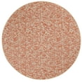 thumbnail image 1 of Furnish My Place Modern Indoor/Outdoor Commercial Solid Color Rug - Rust, 4' Round, Pet and Kids Friendly Rug. Made in USA, Area Rugs Great for Kids, Pets, Event, Wedding, 1 of 5