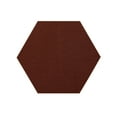 thumbnail image 1 of Furnish My Place Modern Indoor/Outdoor Commercial Solid Color Rug - Rust, 7' Hexagon, Pet and Kids Friendly Rug. Made in USA, Area Rugs Great for Kids, Pets, Event, Wedding, 1 of 12