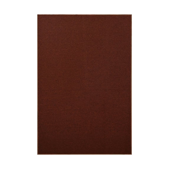 Furnish My Place Modern Indoor/Outdoor Commercial Solid Color Rug - Rust, 7' x 16', Pet and Kids Friendly Rug. Made in USA, Rectangle, Area Rugs Great for Kids, Pets, Event, Wedding