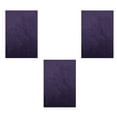 thumbnail image 1 of Furnishmyplace Furnish my Place Plush Solid Purple Color Rug Set of Area Rugs Set of 3 - 2'x3', 1 of 5