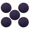 thumbnail image 1 of Furnishmyplace Furnish my Place Plush Solid Purple Color Rug Set of Area Rugs Set of 5 - 2' Round, 1 of 5