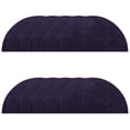 thumbnail image 1 of Furnishmyplace Furnish my Place Plush Solid Purple Color Rug Set of Area Rugs Set of 10 - 18"x36" Half Round, 1 of 5